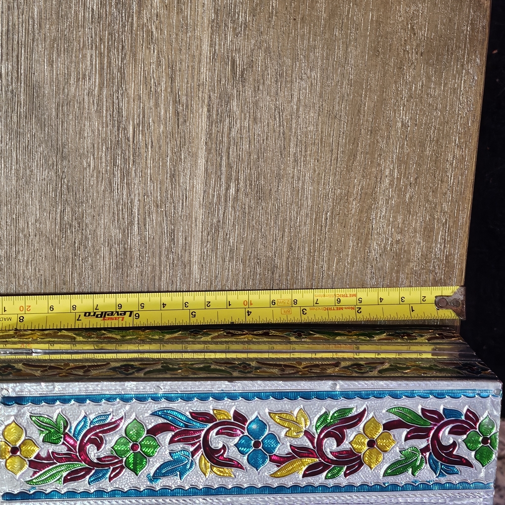 Elegant Silver and Blue Jewelry Box - Picture 6 of 6